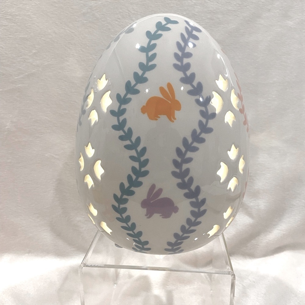 Easter Egg Ceramic Led Light Decor